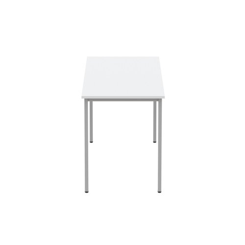 Astin Rectangular Multipurpose Table 1600x600x730mm Arctic White/Silver KF77741