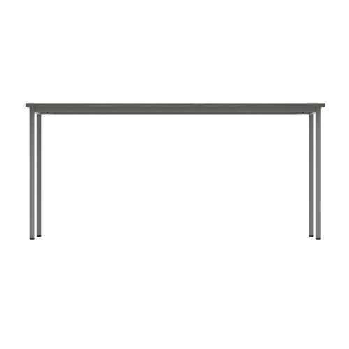 Astin Rectangular Multipurpose Table 1600x600x730mm Alaskan Grey Oak/Silver KF77745