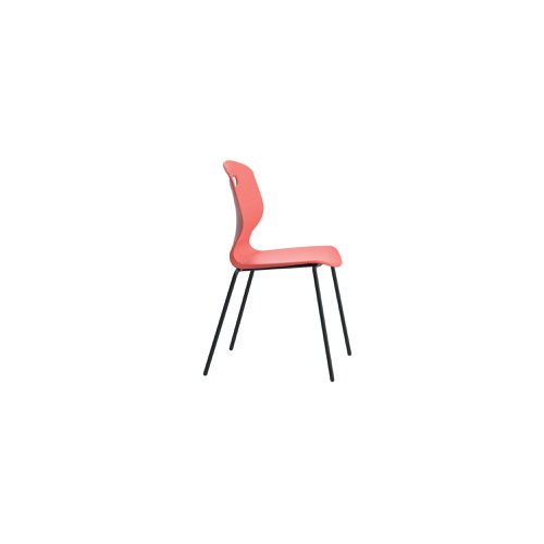 Titan Arc Four Leg Classroom Chair Size 5 Coral KF77790