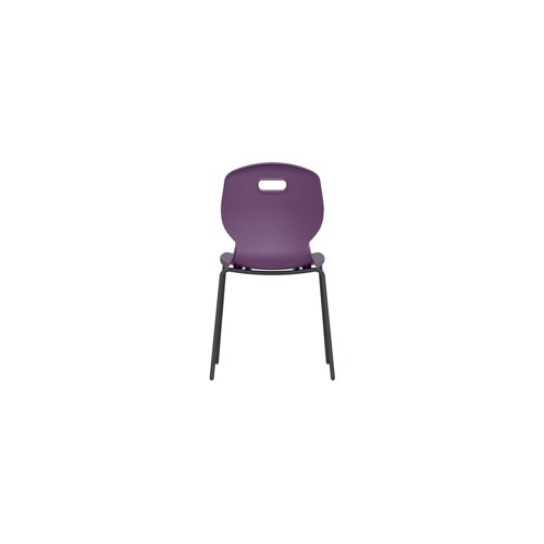 Titan Arc Four Leg Classroom Chair Size 6 Grape KF77799