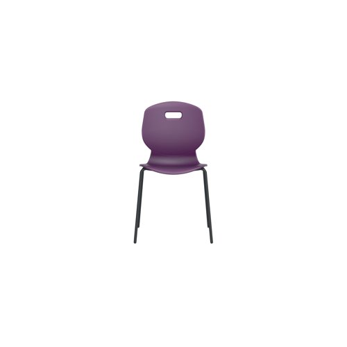 Titan Arc Four Leg Classroom Chair Size 6 Grape KF77799