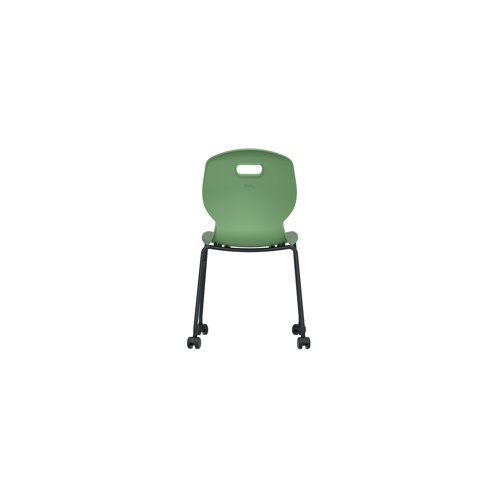 Titan Arc Mobile Four Leg Chair Size 6 Forest KF77833