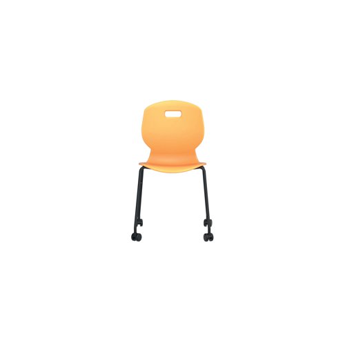 Titan Arc Mobile Four Leg Chair Size 6 Marigold KF77836 KF77836