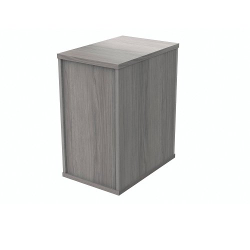 Polaris 3 Drawer Desk High Pedestal 404x600x730mm Alaskan Grey Oak KF77877