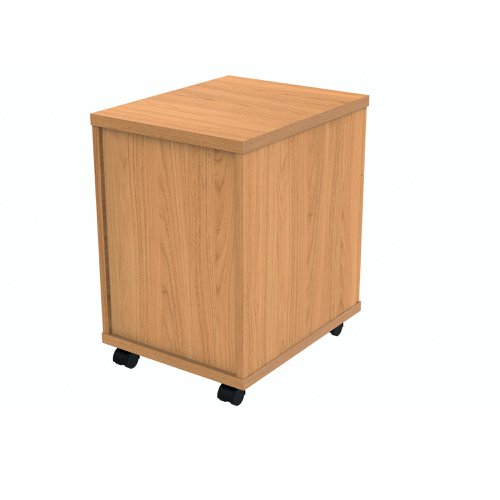 Polaris 2 Drawer Mobile Under Desk Pedestal 404x500x595mm Norwegian Beech KF77882