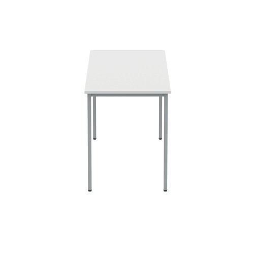 Polaris Rectangular Multipurpose Table 1600x600x730mm Arctic White/Silver KF77899