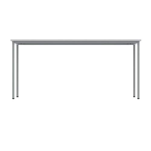 Polaris Rectangular Multipurpose Table 1600x800x730mm Arctic White/Silver KF77901