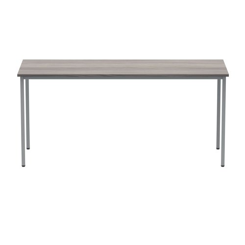 Polaris Rectangular Multipurpose Table 1600x600x730mm Alaskan Grey Oak/Silver KF77903