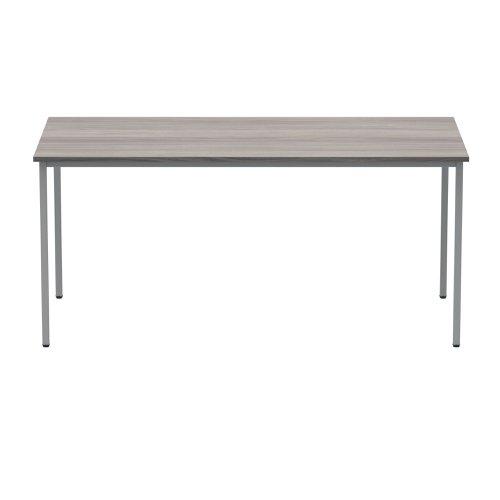 Polaris Rectangular Multipurpose Table 1600x800x730mm Alaskan Grey Oak/Silver KF77905