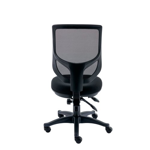 Polaris Nesta Mesh Back Operator Chair 2 Lever 590x900x1050mm Black KF77950