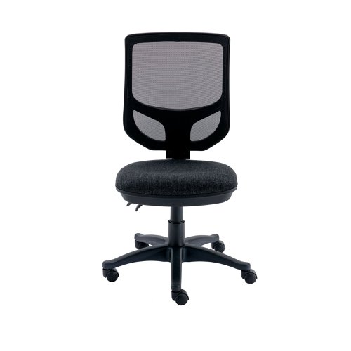 Polaris Nesta Mesh Back Operator Chair 2 Lever 590x900x1050mm Charcoal KF77951