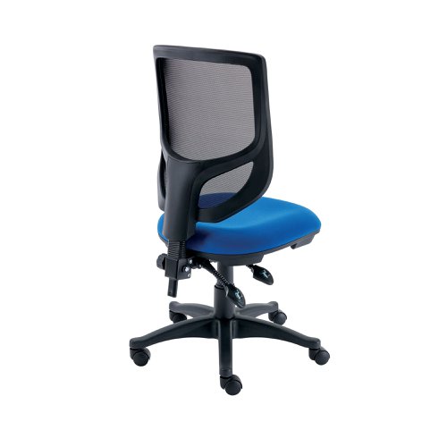 Polaris Nesta Mesh Back Operator Chair 2 Lever 590x900x1050mm Royal Blue KF77952