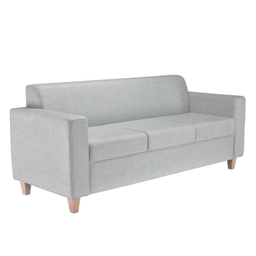 Jemini Iceberg 3 Seater Sofa 1930x750x800mm with Wooden Feet Fabric Band 1 KF78027 | KF78027 | VOW