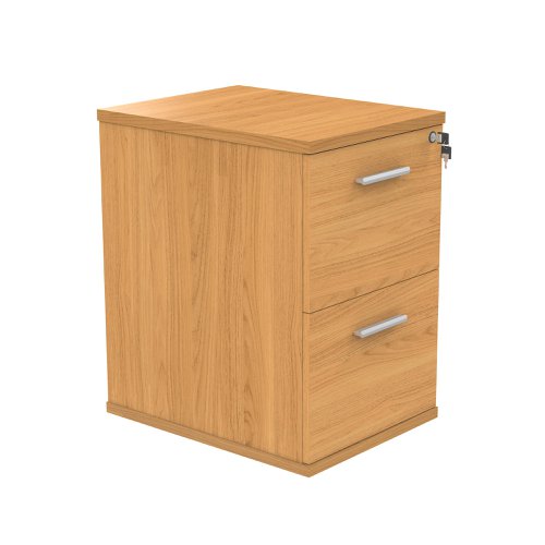 Polaris 2 Drawer Filing Cabinet 460x600x710mm Norwegian Beech KF78101 | VOW