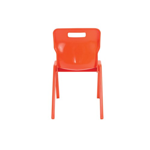 Titan One Piece Classroom Chair 482x510x829mm Orange (Pack of 30) KF78644