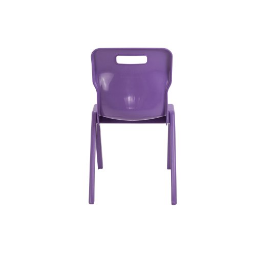 Titan One Piece Classroom Chair 482x510x829mm Purple KF78529