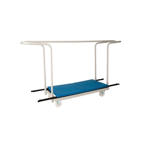 Titan Folding Exam Desk Trolley 40 Capacity 2200x600x1230mm KF78656