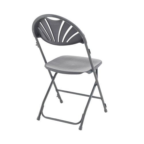 Titan Folding Chair 445x460x870mm Charcoal KF78657 | KF78657 | Titan