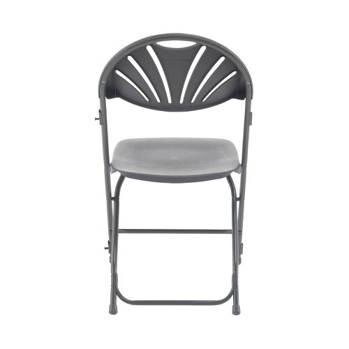 Titan Folding Chair 445x460x870mm Charcoal KF78657 | Titan