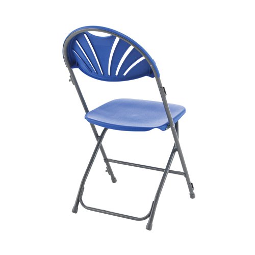 Titan Folding Chair 445x460x870mm Blue KF78658 | Titan