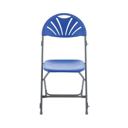 Titan Folding Chair 445x460x870mm Blue KF78658 | Titan