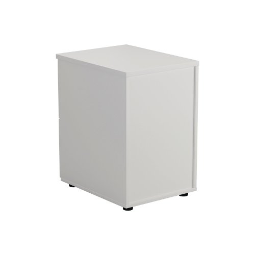 Jemini 2 Drawer Filing Cabinet 464x600x710mm White KF78666 | VOW