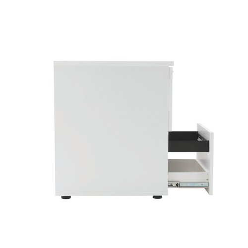 Jemini 2 Drawer Filing Cabinet 464x600x710mm White KF78666 | VOW