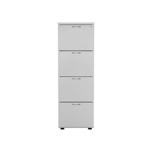 Jemini 4 Drawer Filing Cabinet 464x600x1365mm White KF78667