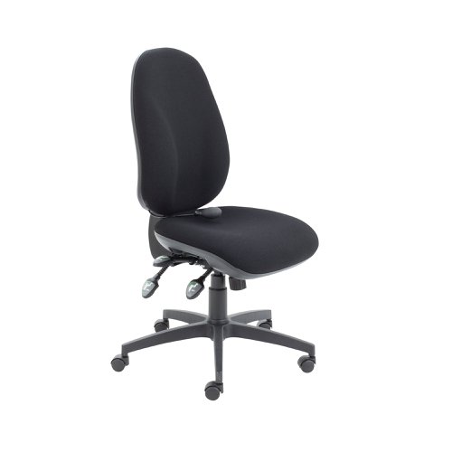 Arista High Back Ergonomic Task Chair 700x700x1040-1160mm Charcoal KF78699