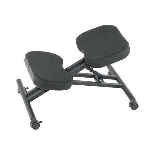 Jemini Kneeling Chair Black 800x200x480mm KF78705