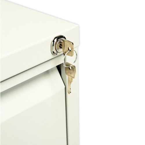 Jemini 2 Drawer Filing Cabinet Lockable 470x622x711mm White KF78706 | VOW