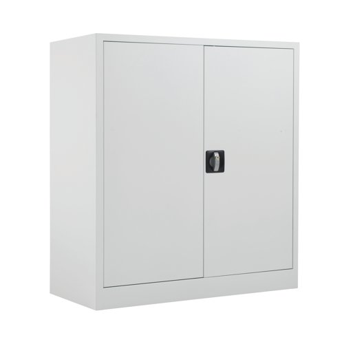 Talos Double Door Stationery Cupboard 920x420x1000mm White KF78753