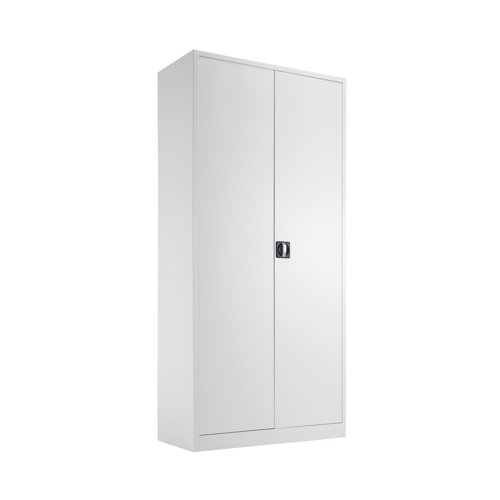 Talos Double Door Stationery Cupboard 920x420x1950mm White KF78757