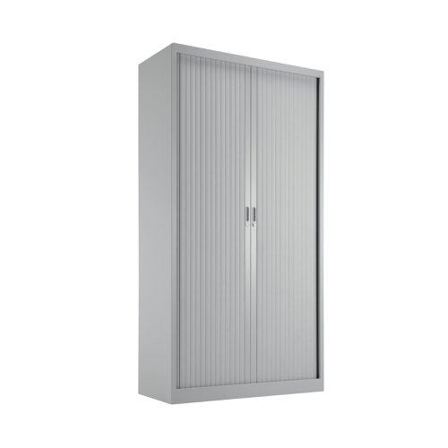 Talos Side Opening Tambour Unit 1000x450x1950mm Grey KF78760