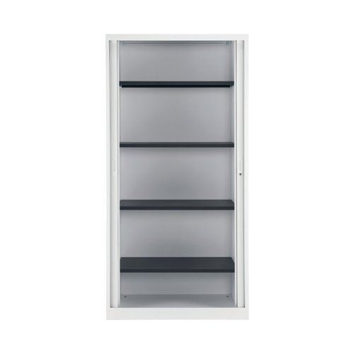 Talos Side Opening Tambour Unit 1000x450x1950mm White KF78761