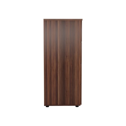 Jemini 4 Drawer Filing Cabinet 464x600x1365mm Walnut KF78954 | VOW