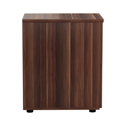 Jemini 2 Drawer Filing Cabinet 464x600x710mm Walnut KF78956 | VOW