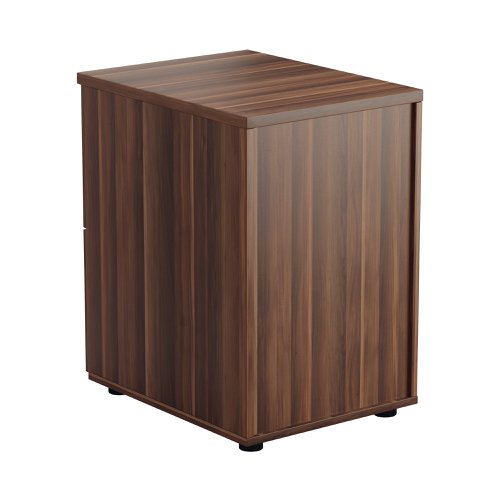 Jemini 2 Drawer Filing Cabinet 464x600x710mm Walnut KF78956 | VOW