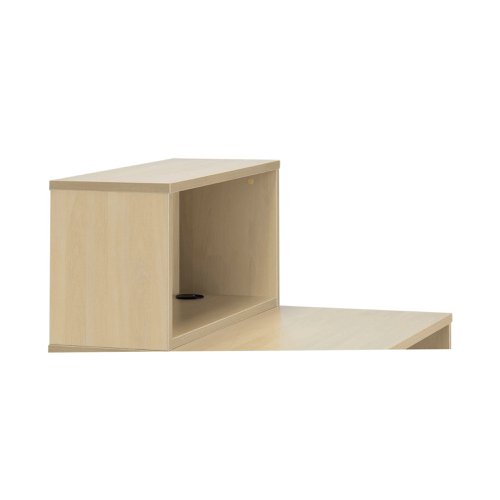 Jemini Reception Modular Straight Riser Unit 800x315x400mm Maple KF78972