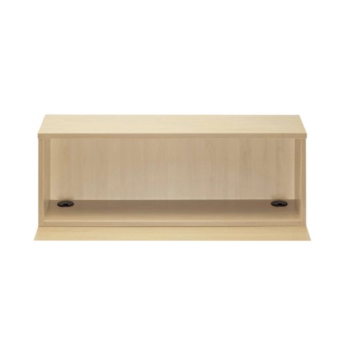 Jemini Reception Modular Straight Riser Unit 1200x315x400mm Maple KF78973