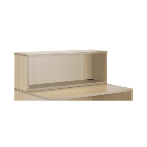 Jemini Reception Modular Straight Riser Unit 1200x315x400mm Maple KF78973