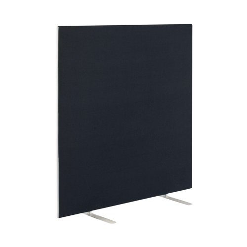 Jemini Floor Standing Screen 1600x25x1800mm Black KF79015