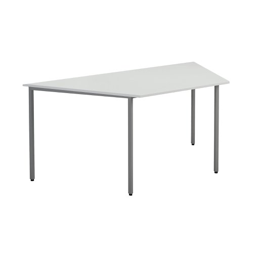 Jemini Trapezoidal Multipurpose Table 1600x800x730mm White KF79036