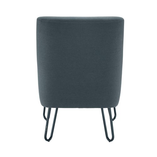 Jemini Reception Armchair Hairpin Leg Grey KF79142