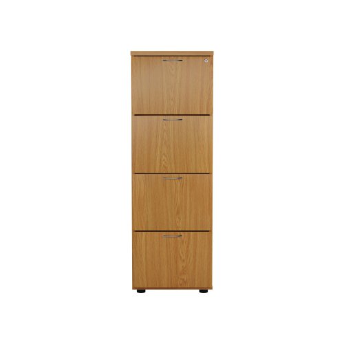 Jemini 4 Drawer Filing Cabinet 464x600x1365mm Nova Oak KF79857 | VOW