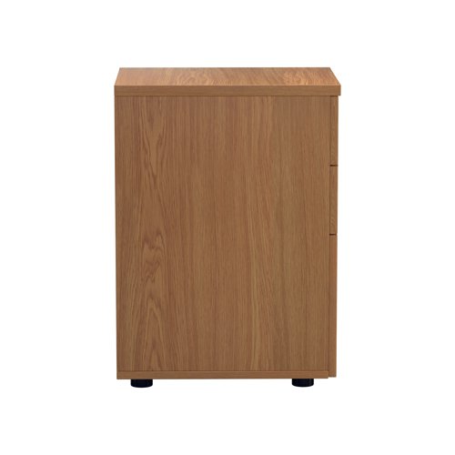 3 Drawer Under Desk Pedestal Nova Oak KF79874