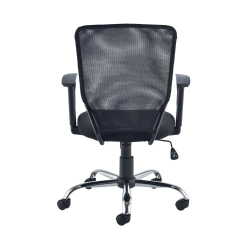 Jemini Low Back Operator Mesh Back Chair 600x600x940-1030mm Black KF79885