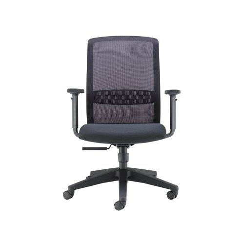 Arista Digby High Back Executive Chair 670x630x945-1065mm Mesh Back Black KF79886