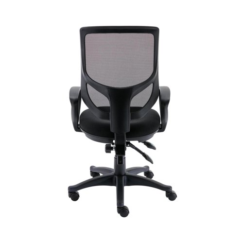 Astin Nesta Mesh Back Operator Chair with Fixed Arms 590x900x1050mm Black KF800022