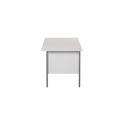 Serrion Rectangular 2 Drawer Pedestal 4 Leg Desk 1200x750x730mm White KF800037